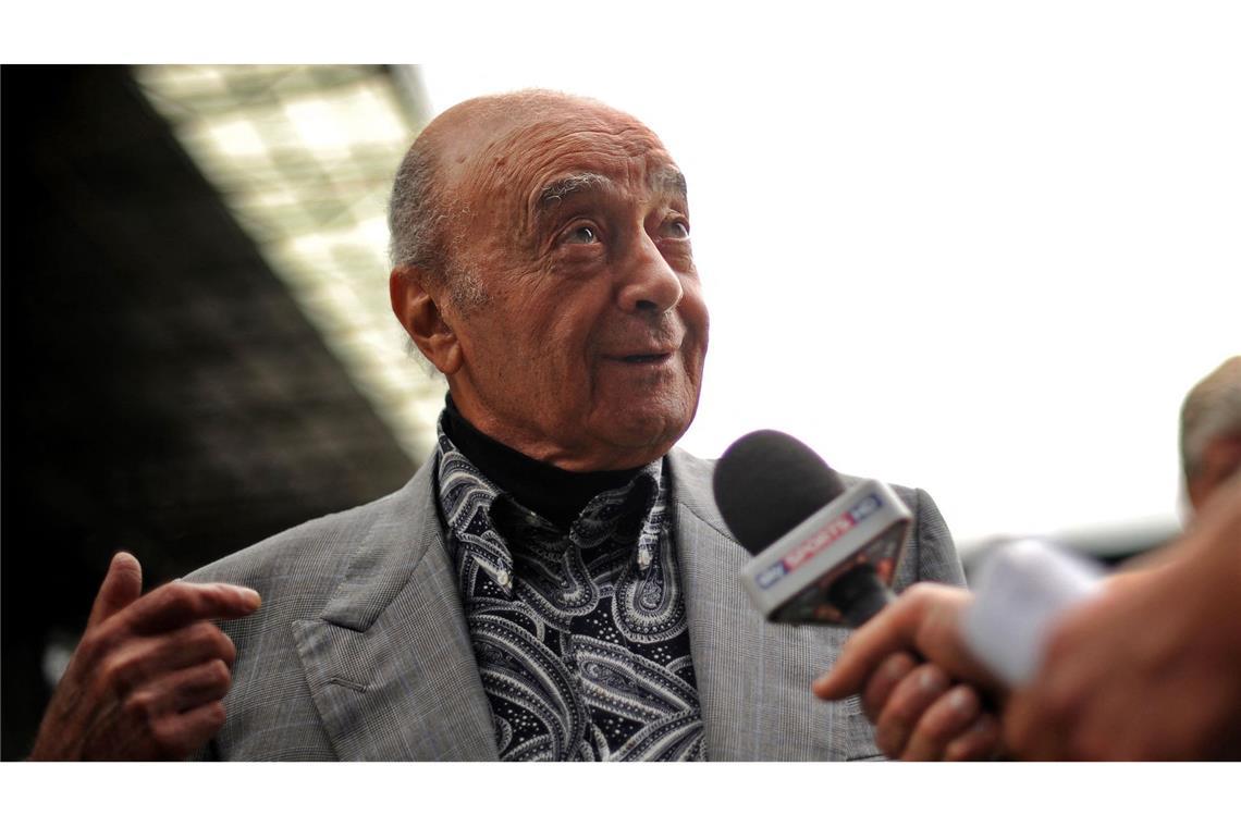 Polizei rechnet mit mehr als 100 Opfern von Mohamed Al Fayed Der Unternehmer Mohamed Al Fayed soll sich vielfach an Frauen in seinem Umfeld vergriffen haben.