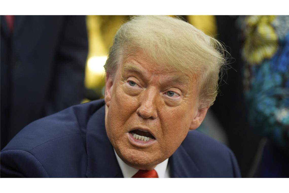 Trump plant Kampfsport-Spektakel vor dem Weißen Haus Der US-Präsident plant Käfigkämpfe auf dem Gelände des Weißen Hauses (Archivbild).