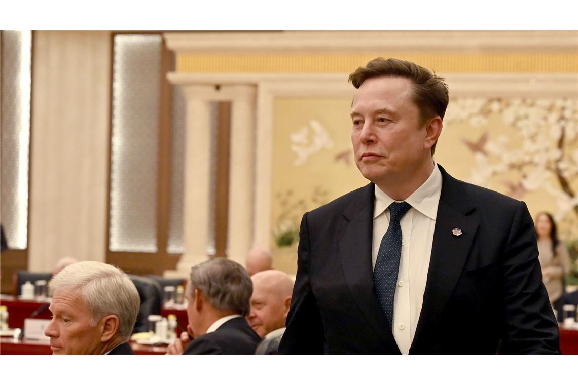 Der US-Tech-Unternehmer Elon Musk