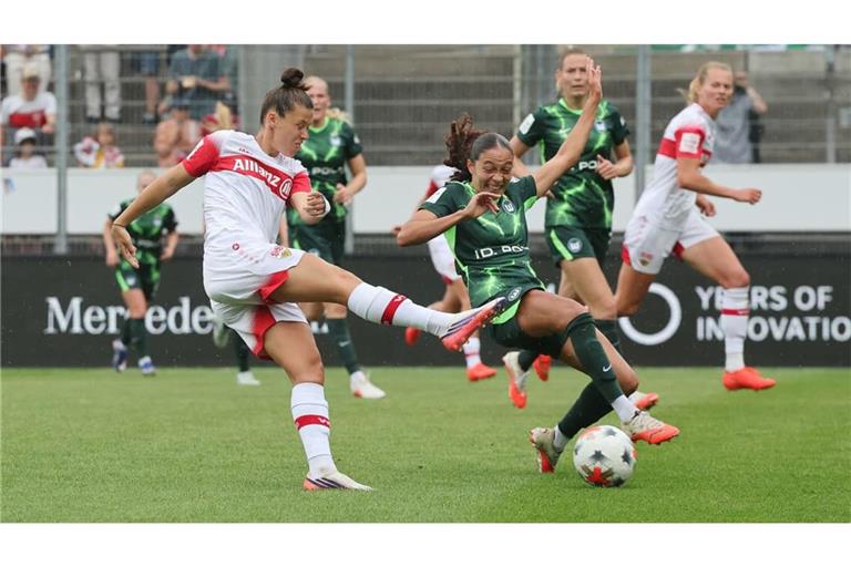Der VfB Stuttgart spielt seit dieser Saison in der Fußball-Bundesliga der Frauen.
