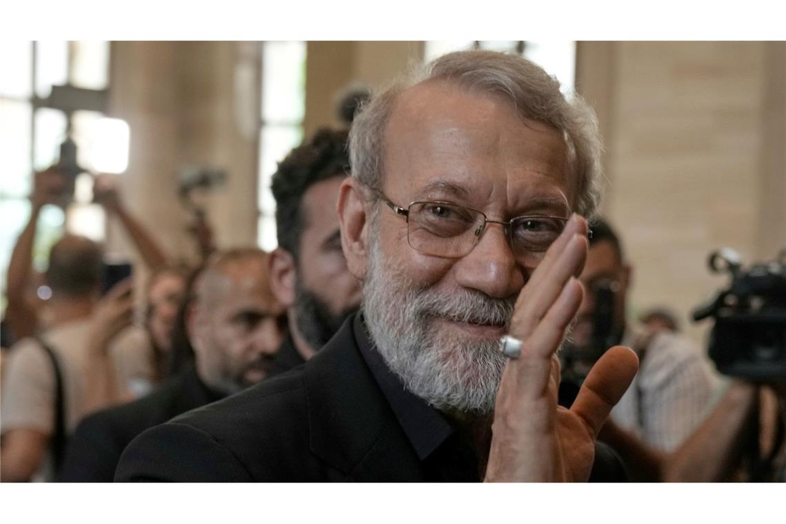 Der von Israel getötete Generalsekretär des iranischen Sicherheitsrates, Ali Laridschani, im Libanon. (Archivbild)