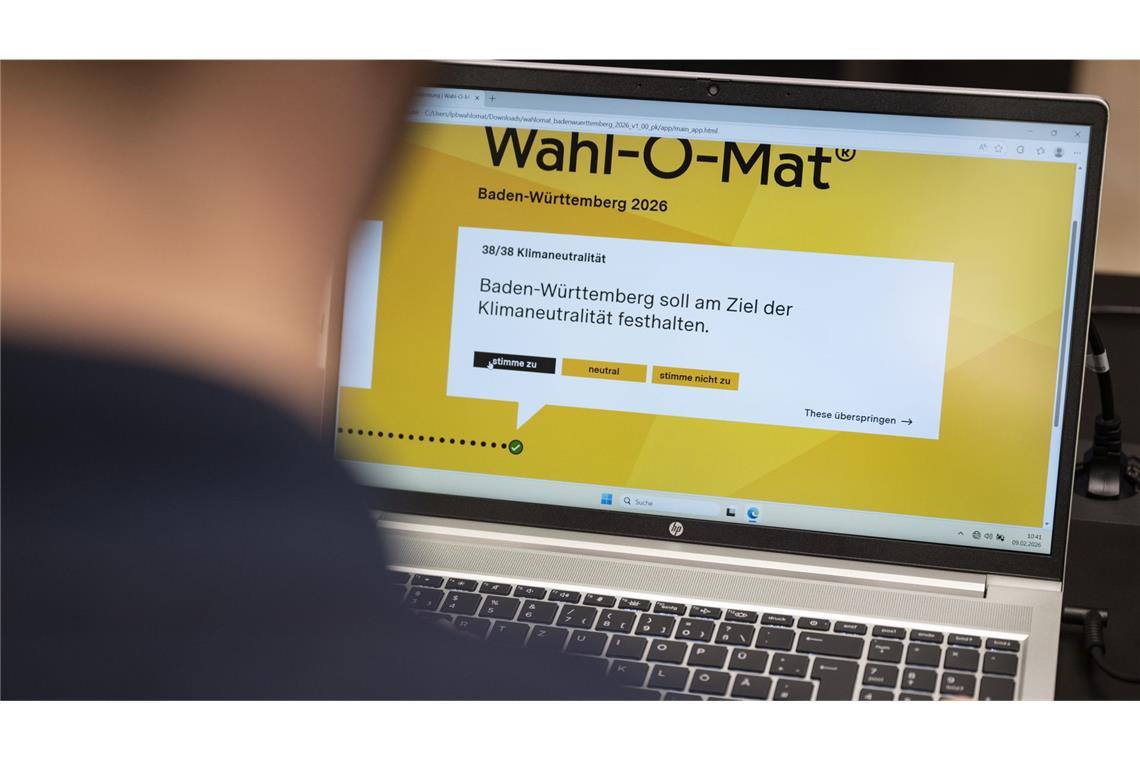Der Wahl-O-Mat zur Landtagswahl ist nun online.