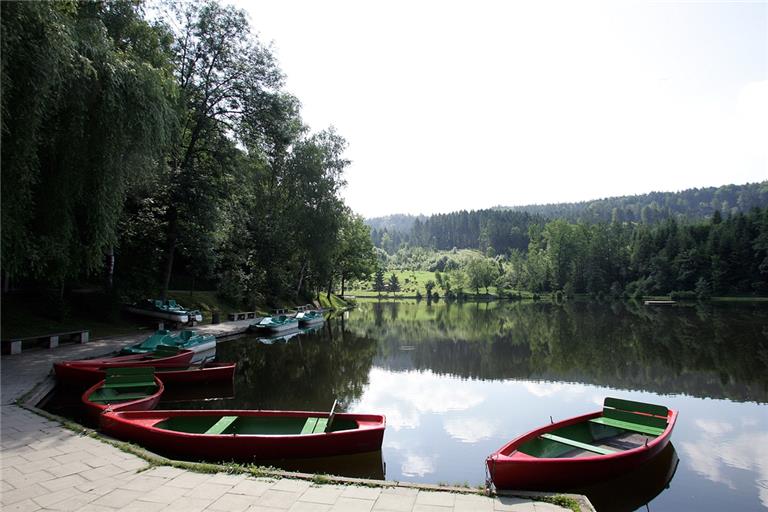 Der Waldsee ist ein idyllisches Plätzchen. Seit Langem plant die Familie Pfizenmaier, die das Restaurant Kulinarium linker Hand vom See gelegen betreibt, dass ihre Gäste auch übernachten können. Nunist der für den Bau erforderliche Plan „Am Waldsee II“ in trockenen Tüchern. MZ-Archivfoto