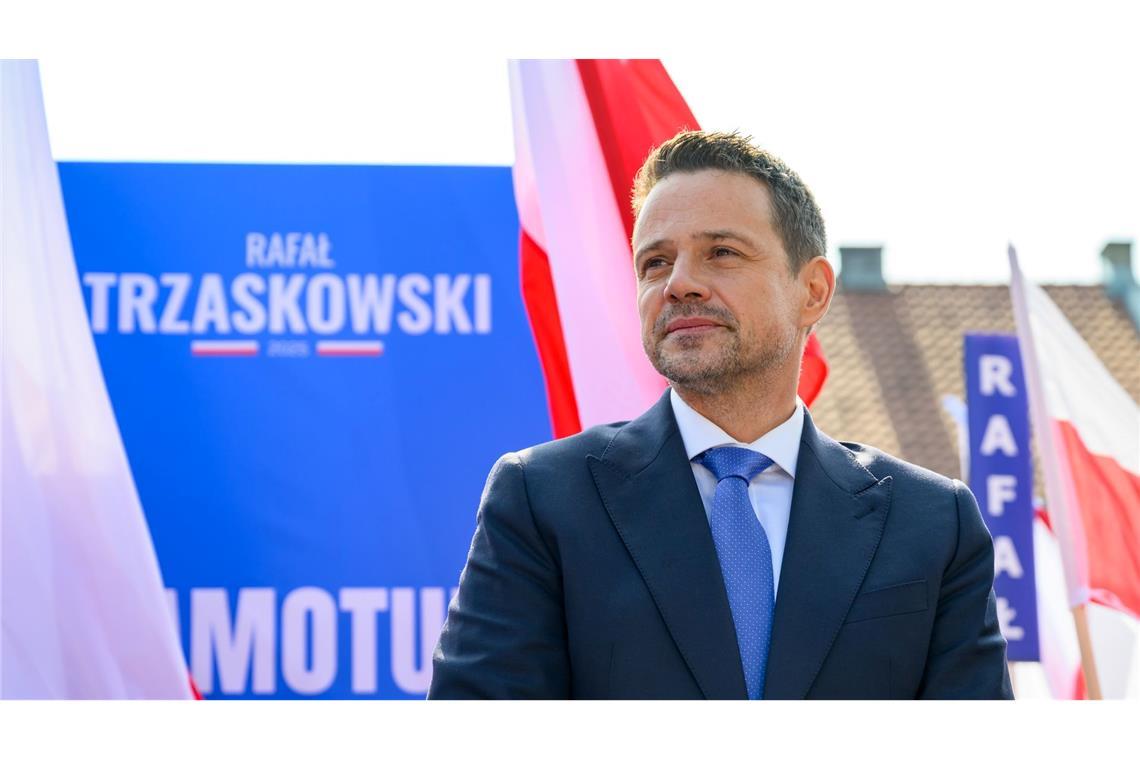 Amateurboxer gegen Polit-Profi: Polen wählt Präsidenten Der Warschauer Oberbürgermeister Rafal Trzaskowski tritt bei Polens Präsidentenwahl für das Lager von Regierungschef Donald Tusk an. (Archivbild)