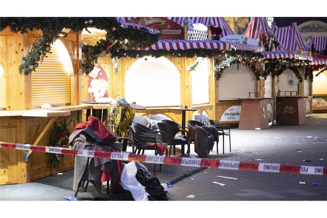 Weihnachtsmarkt in Magdeburg für beendet erklärt Der Weihnachtsmarkt in Magdeburg wurde für beendet erklärt.