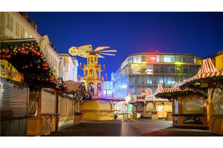 Der Weihnachtsmarkt kann öffnen.