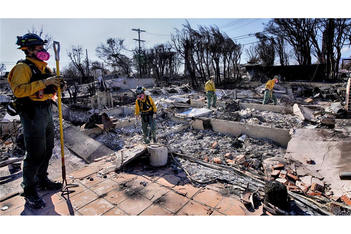 "Extremes Feuerwetter" bedroht Los Angeles schon wieder Der Wetterdienst warnt vor der Rückkehr der gefährlichen Starkwinde.