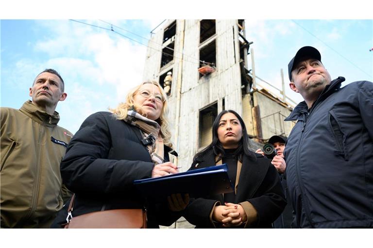 Entwicklungsministerin wirbt um Investitionen in die Ukraine Der Wiederaufbau der Ukraine wird viele Milliarden kosten.