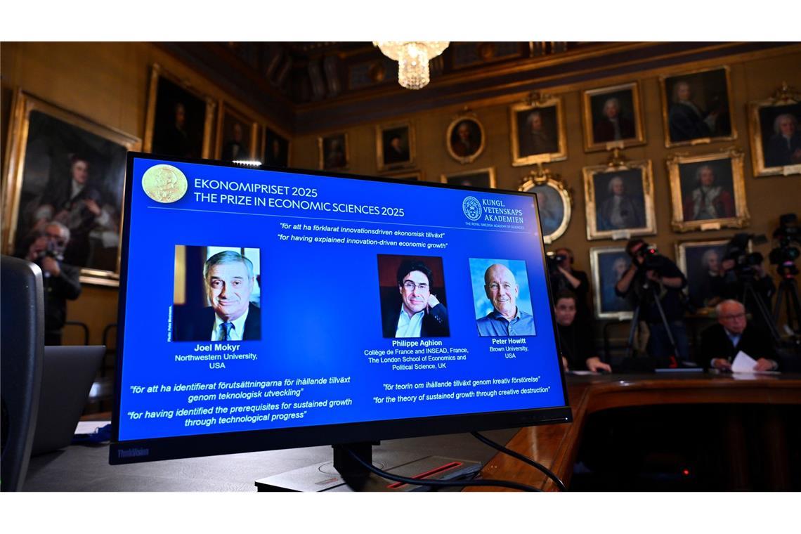 Der Wirtschaftsnobelpreis wurde am Montag verliehen.