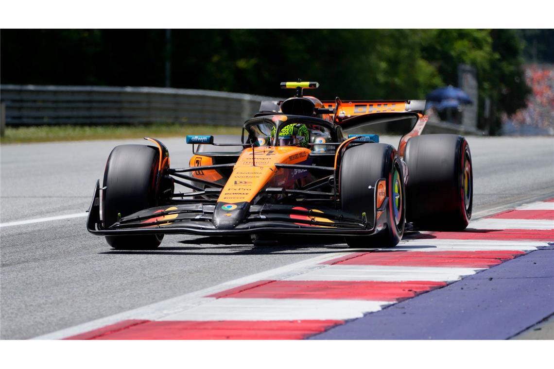 Verstappens "Auto unfahrbar" - Norris holt Formel-1-Pole Der WM-Zweite Lando Norris startet in Spielberg von Platz eins.