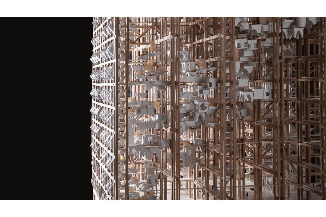 Angehende Stuttgarter Architekten gewinnen den Preis „Junge Hugos“ Der zweite der drei Hauptpreise geht an Michael Hosch: „in/visible infrastructure“, KIT – Karlsruher Institut für Technologie, Institut Entwerfen, Kunst und Theorie / Raum und Entwerfen.