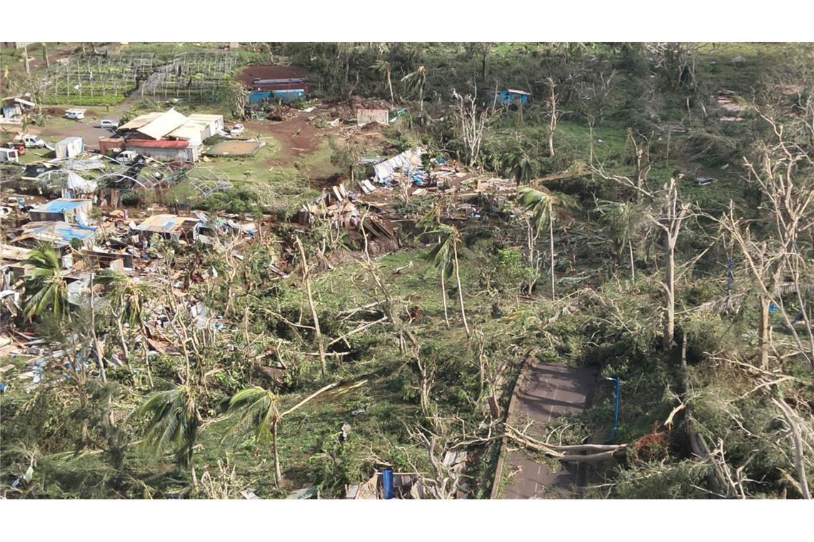 Erste Analysen: Klimawandel hat "Chido" stärker gemacht Der Zyklon "Chido" fegte mit über 220 Kilometern pro Stunde über die Inselgruppe Mayotte und hinterließ dabei eine Schneise der Zerstörung.