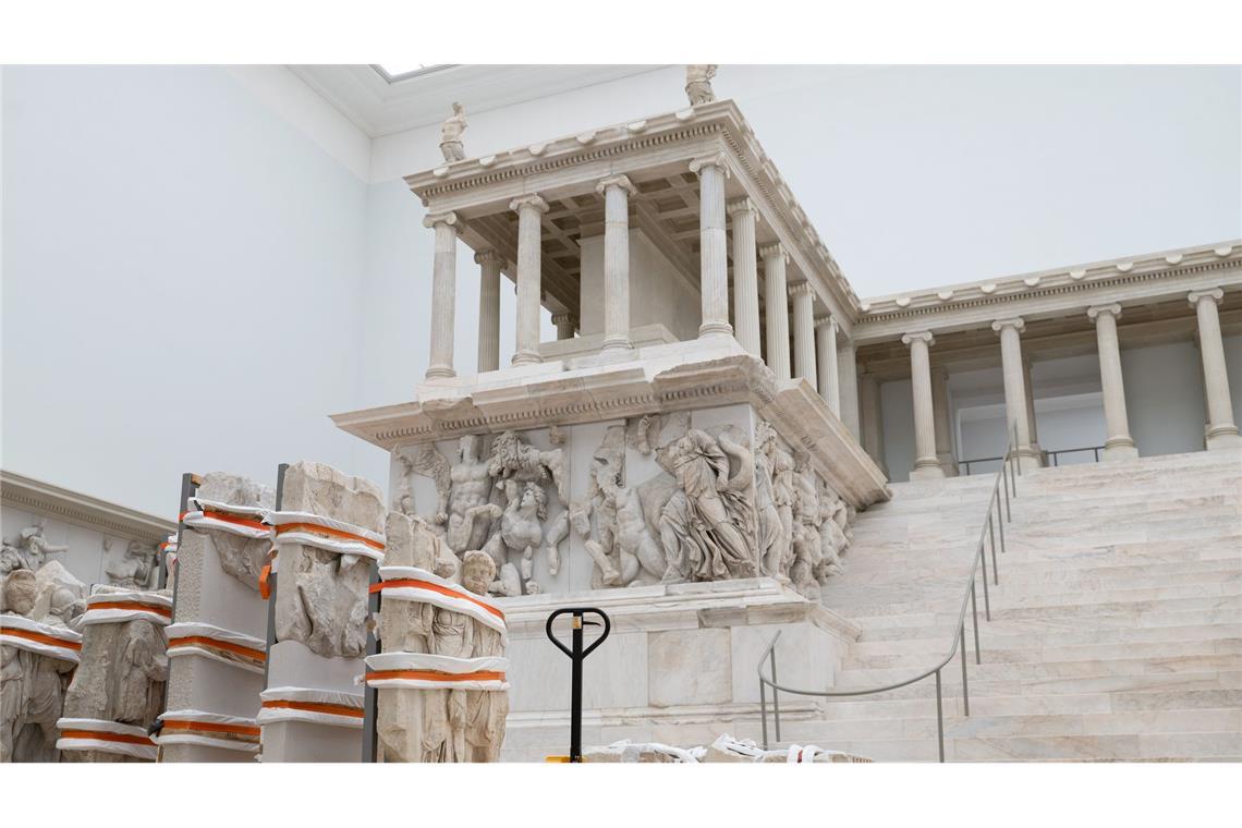 Derzeit für Besucher geschlossen: der berühmte Pergamonaltar. (Archivbild)