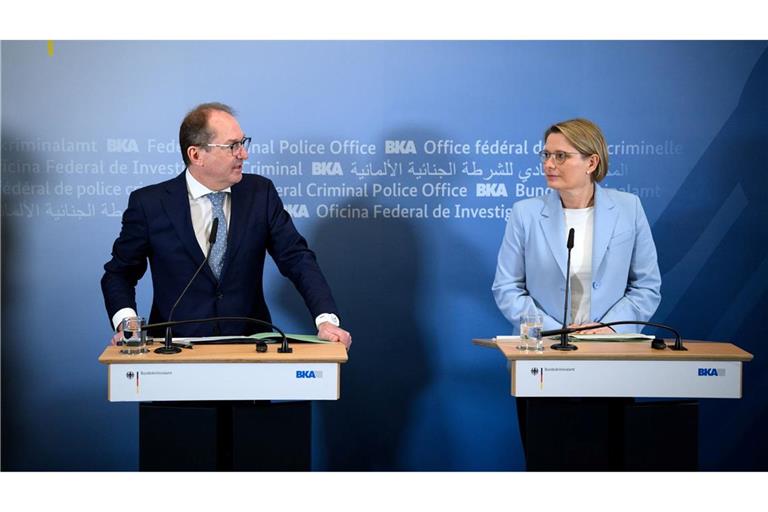 Details des Entwurfs stimmten Bundesjustizministerin Stefanie Hubig (SPD) und Bundesinnenminister Alexander Dobrindt (CSU) miteinander ab. (Archivfoto)