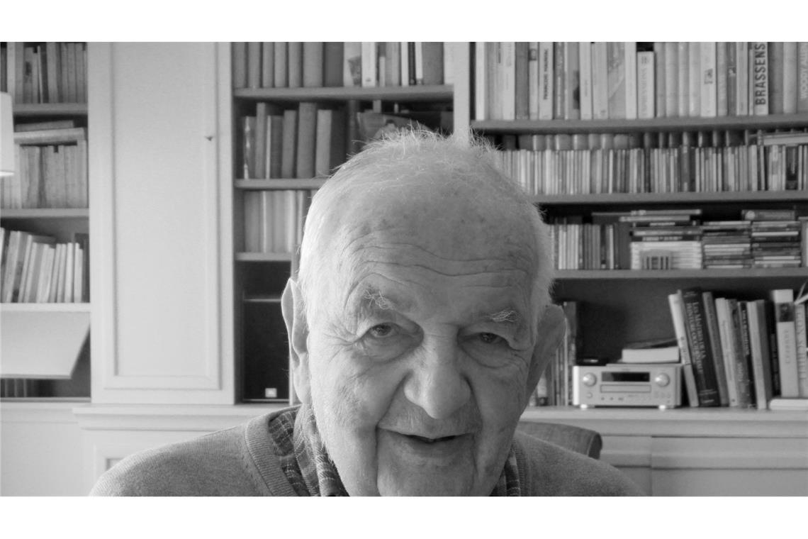 Von wem sich Deutschland und die Welt 2024 verabschiedeten Deutsch-französischer Publizist Alfred Grosser mit 99 Jahren gestorben. (Archivbild)