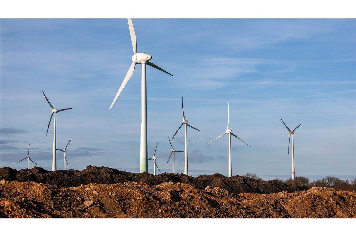 Studie: Deutsches Klimaziel erreicht - aber nicht EU-Ziel Deutschland baut die Windkraft aus.