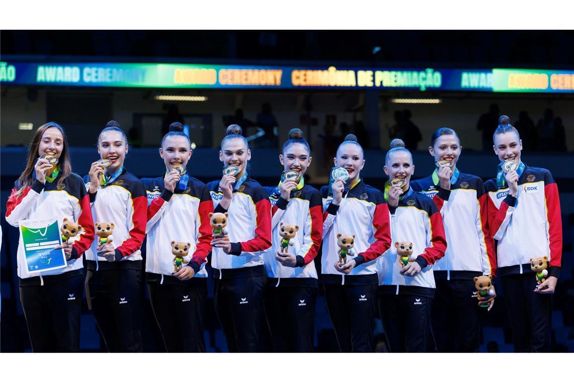 Werbung für Heim-WM: Varfolomeev "beste Gymnastin der Welt" Deutschland ist erstmals Team-Weltmeister.