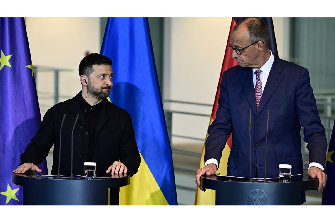 Deutschland sagte der Ukraine Unterstützung bei der Produktion weitreichender Raketen zu.