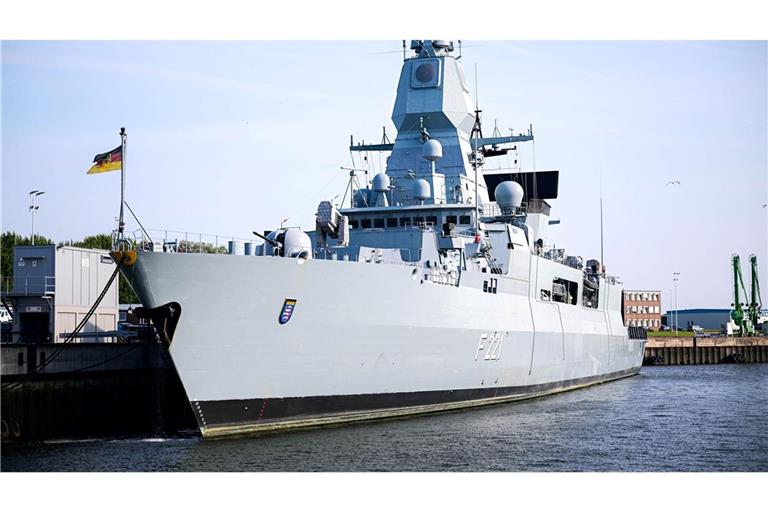 Deutschland stellt derzeit kein Schiff für die Operation "Aspides" - von Februar bis April 2024 war allerdings die Fregatte "Hessen" im Einsatz.   (Archivbild)