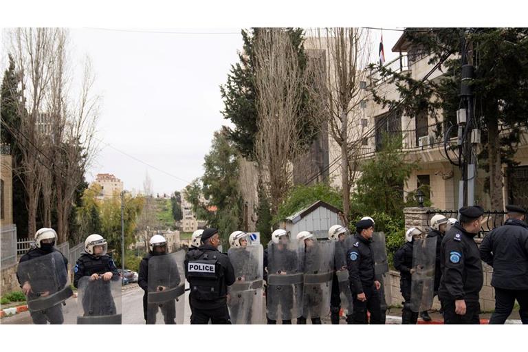 Deutschland will die palästinensische Polizei auch künftig unterstützen. (Archivbild)