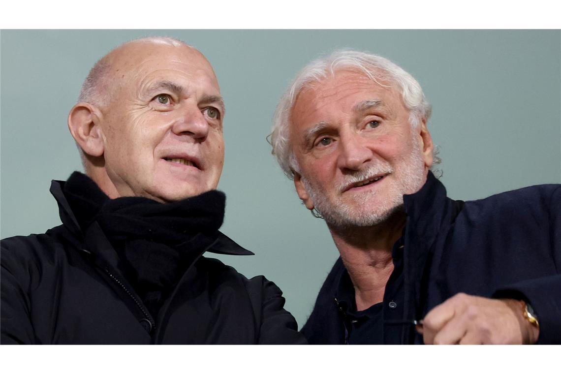 DFB-Präsident Neuendorf: Zeitnahe Entscheidung bei Völler DFB-Sportdirektor Rudi Völler (r) hatte zuletzt selbst eine Verlängerung ins Gespräch gebracht.