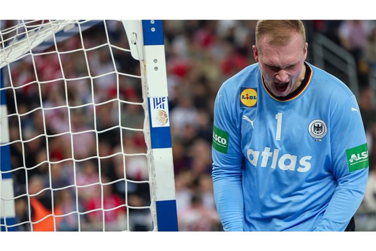 DHB-Keeper David Späth bringt Emotionen ins Spiel – zu sehen bei ARD und ZDF.