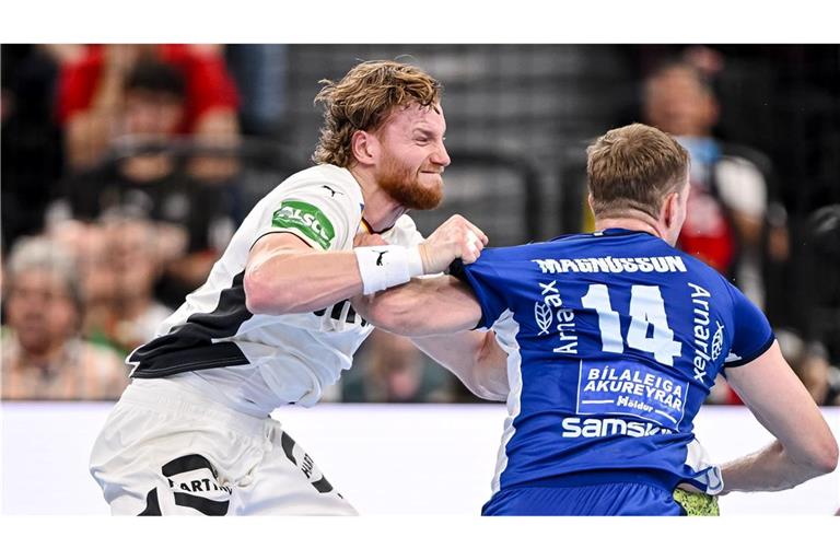 DHB-Neuling Tom Kiesler scheut keinen Zweikampf.