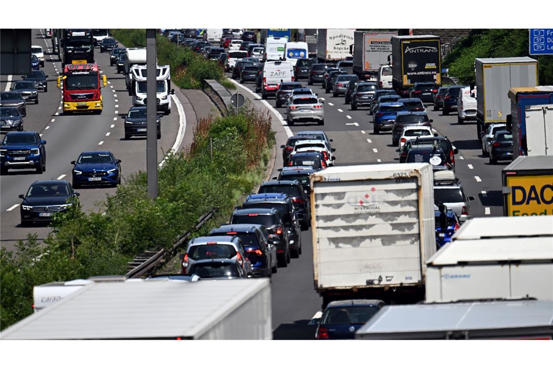 Die A1 zählte zu den besonders stark betroffenen Autobahnen. (Archivbild)