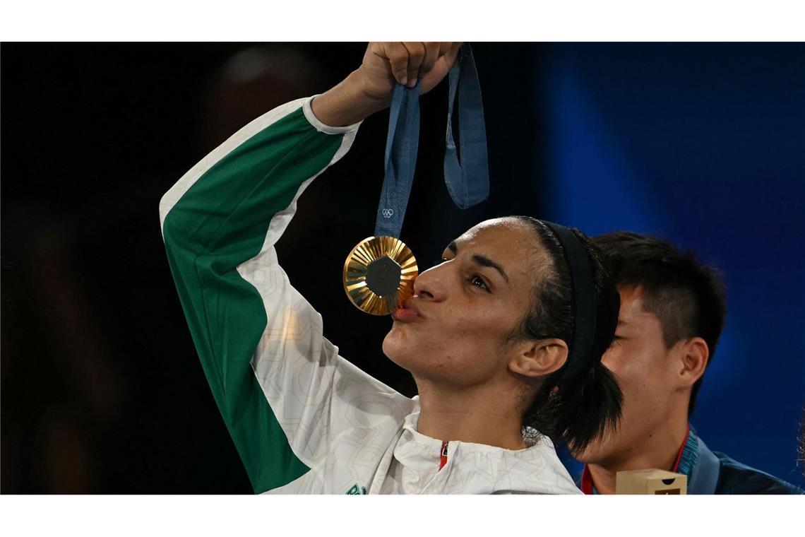 Geschlechtsdebatte: Khelif leitet „rechtliche Schritte“ ein Die algerische Boxerin Imane Khelif hat bei den Olympischen Spielen Gold gewonnen.