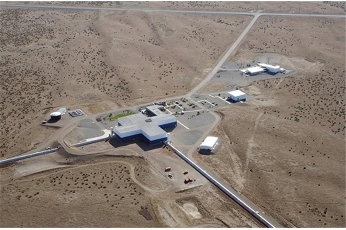 Die Anlage des Ligo-Detektors in Hanford,  USA.