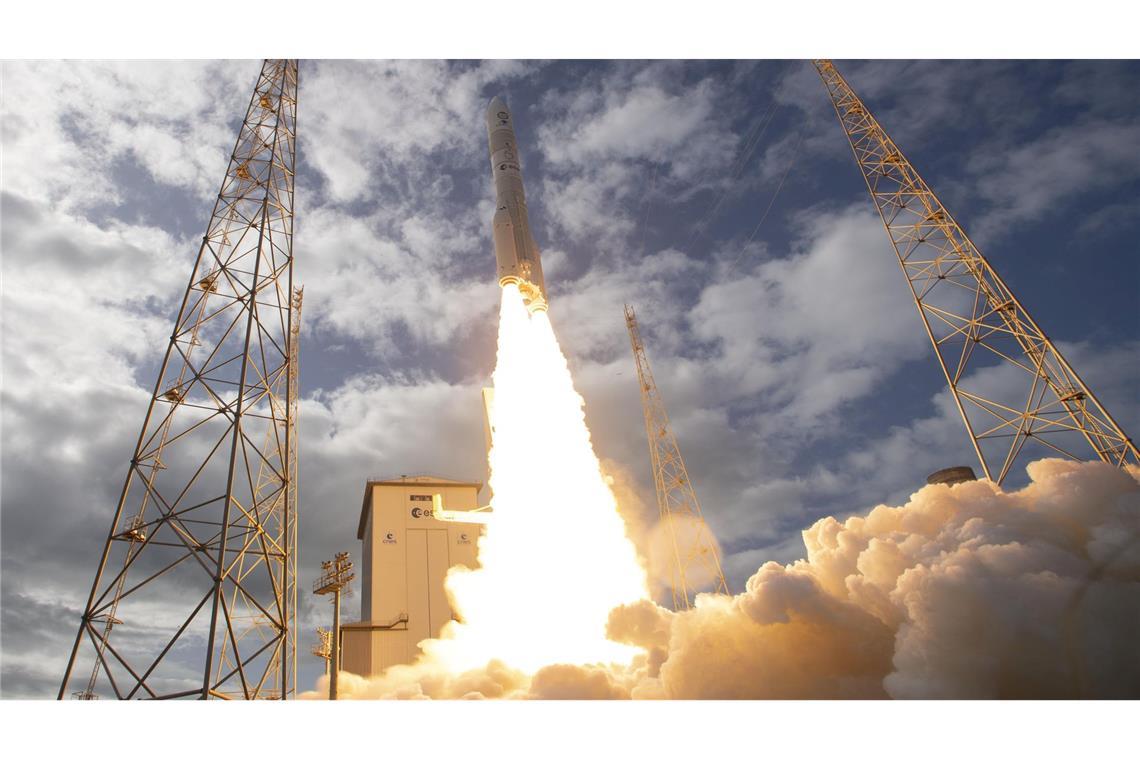 Europas Ariane-6-Rakete steht vor kommerziellem Erstflug Die Ariane 6 ist wichtig für einen unabhängigen Zugang Europas zum Weltall. (Archivbild)