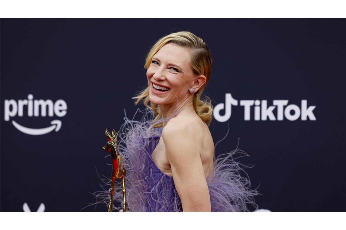 Die australische Schauspielerin  Cate Blanchett wurde mit einem Bambi für die Kategorie „Schauspielerin International“ ausgezeichnet.