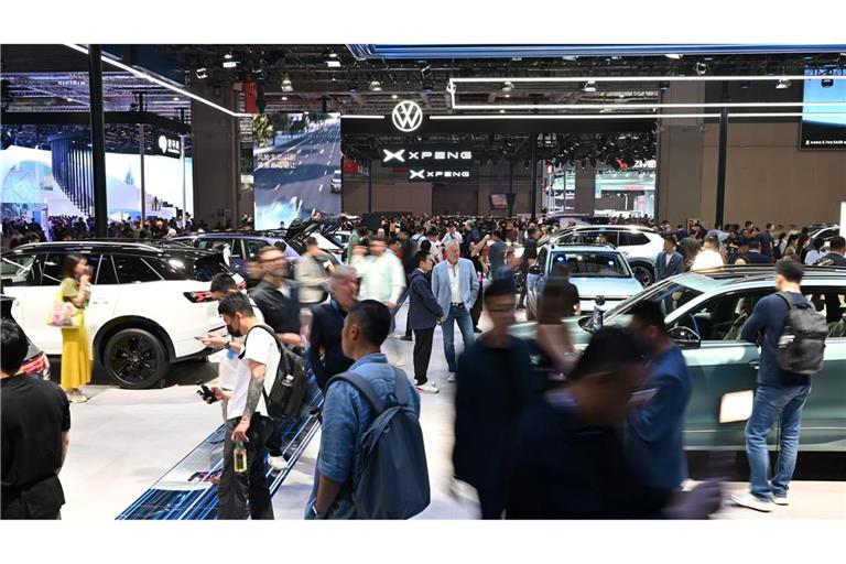 Die Automesse in Shanghai gehört zu den wichtigsten Branchentreffen der Welt.