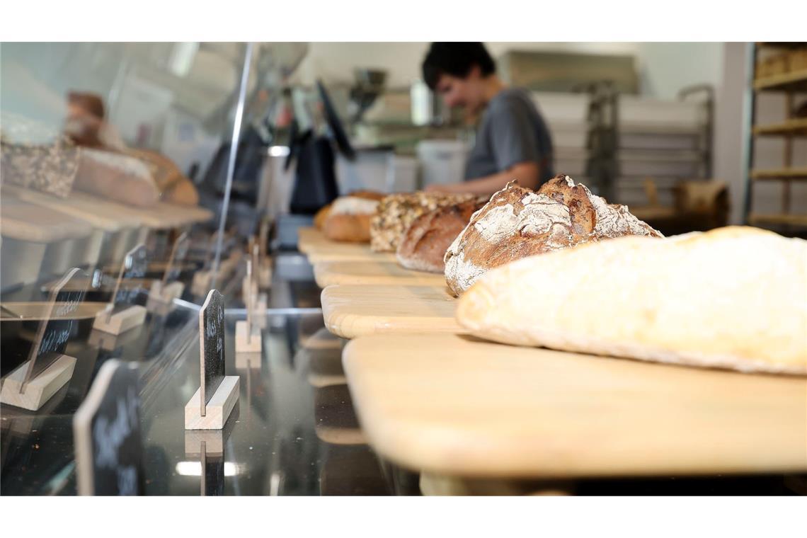 Die Bäckerei backt nur Sauerteigbrote.