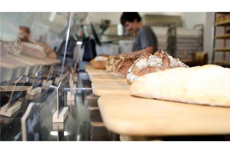 Die Bäckerei backt nur Sauerteigbrote.