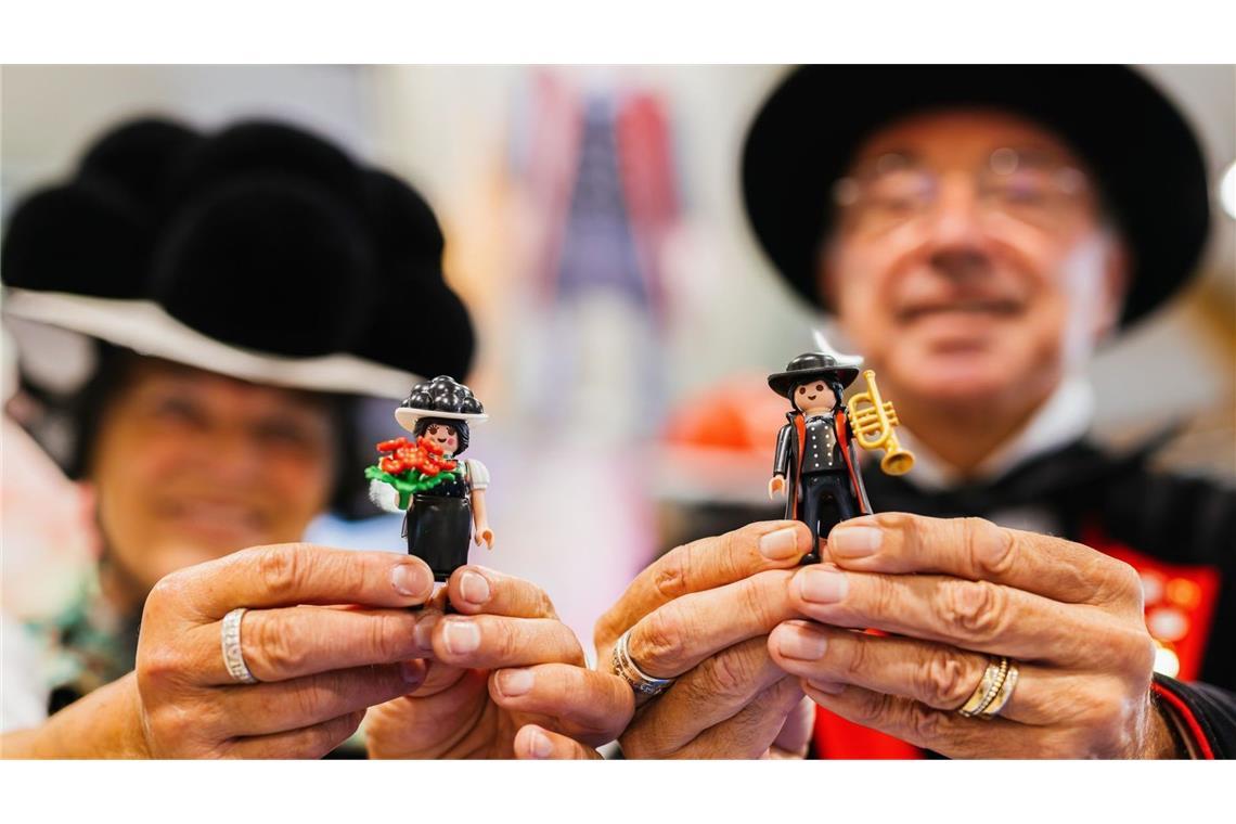 Die Baiersbronn Touristik präsentiert nach eigenen Angaben erstmals das Playmobil-Set. Marie trage künftig den traditionellen Bollenhut der verheirateten Frauen, Hannes‘ Tracht sei ebenfalls originalgetreu gestaltet (Archiv).