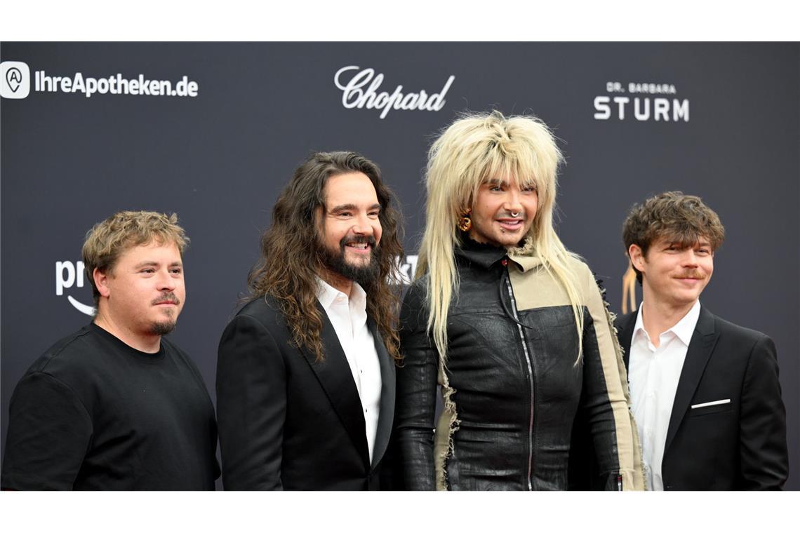Die Band Tokio Hotel bei der Bambi-Verleihung