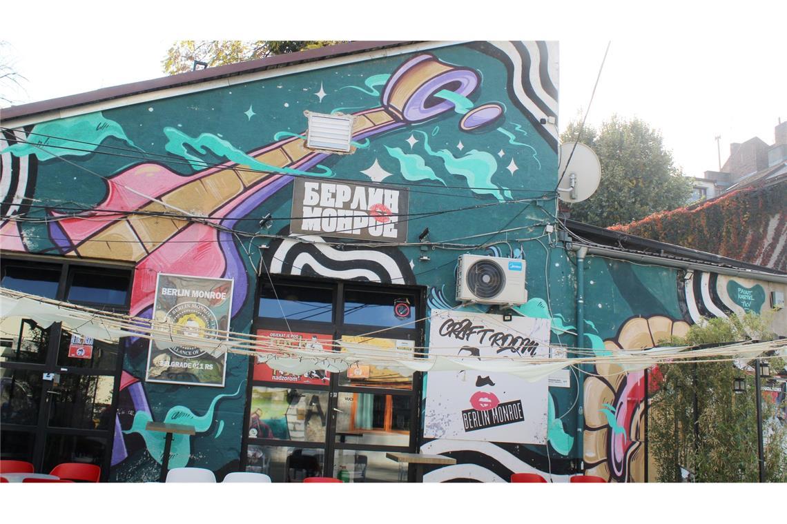 Die Bar "Berlin Monroe" im Belgrader Szeneviertel Skadarlija an der Straße Cetinjska. (Archivbild)