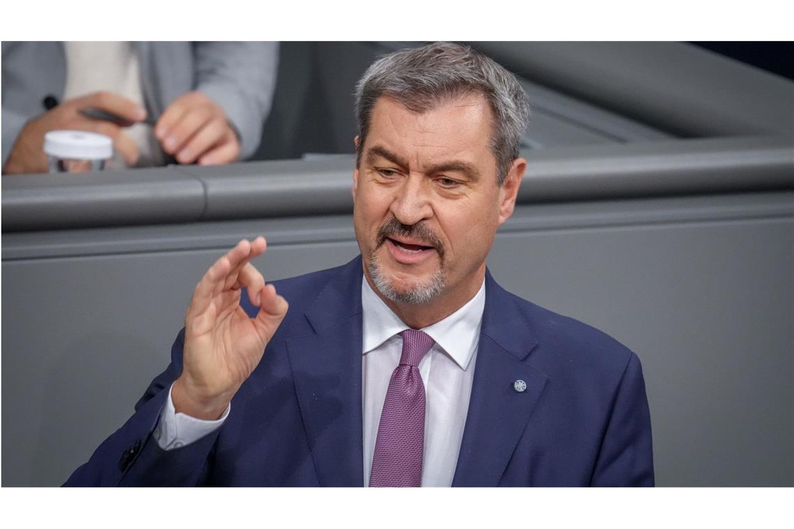 SPD fordert von Söder Verhandlungen zur Schuldenbremse Die bayerische SPD fordert von CDU/CSU, und speziell von Markus Söder, mehr Kompromissbereitschaft in Bezug auf eine Reform der Schuldenbremse (Symbolbild).