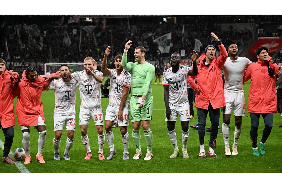 Prosit auf Perfektion: Rekord-Bayern in bester Wiesn-Laune Die Bayern feierten bei Eintracht Frankfurt den nächsten dominanten Erfolg.