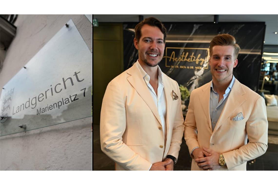 Die Beauty-Docs "Dr. Rick" und "Dr. Nick" hatten in ihrer Schönheitsklinik Aesthetify in Konstanz einen falschen Arzt beschäftigt. Der 28-Jährige muss sich nun vor Gericht verantworten.
