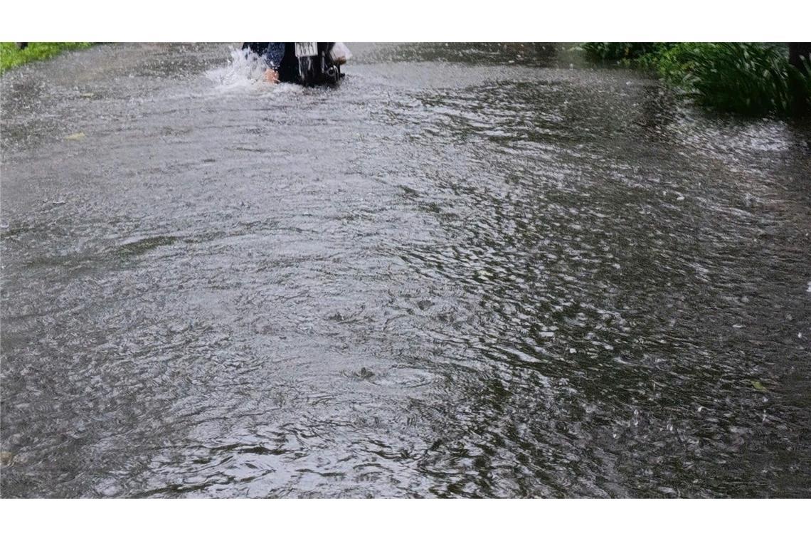 Die Behörden warnten vor Sturzfluten.