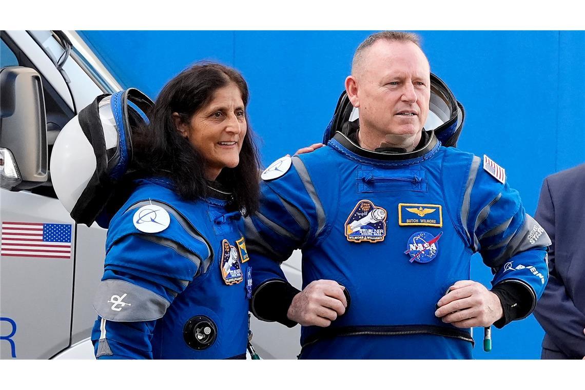 Weltraum-Odyssee zweier ISS-Astronauten zieht sich Die beiden Astronauten sollten im Februar zurückkehren. (Archivbild)