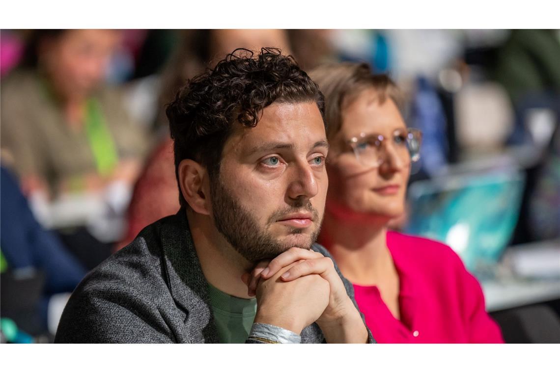 Habecks "Sicherheitsoffensive" löst Empörung aus Die beiden Grünen-Parteichefs warnen vor Zusammenarbeit mit der AfD (Archivbild).