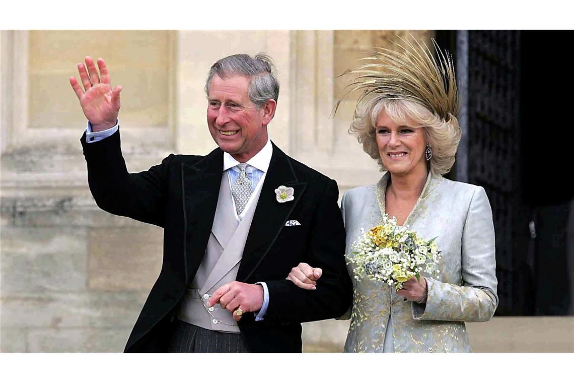 Das andere Märchen: Charles und Camilla 20 Jahre verheiratet Die beiden heiraten am 9. April 2005 in Windsor. (Archivfoto)