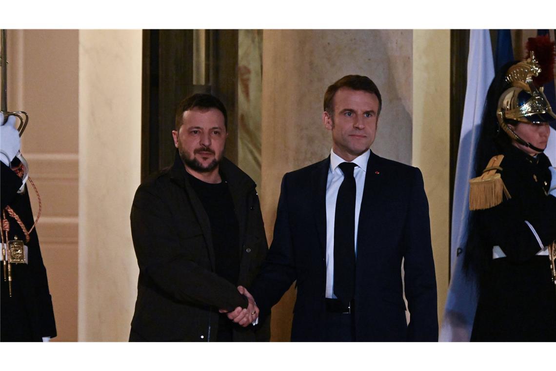 Macron bereitet mit Selenskyj Treffen der „Koalition der Willigen“ vor Die beiden Regierungsschefs planen ein Treffen der „Koalition der Willigen“. (Archivbild)
