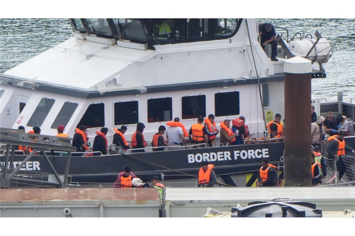 Die Bekämpfung der Migration über den Ärmelkanal ist in Großbritannien seit Jahren ein viel diskutiertes Thema. (Archivbild)