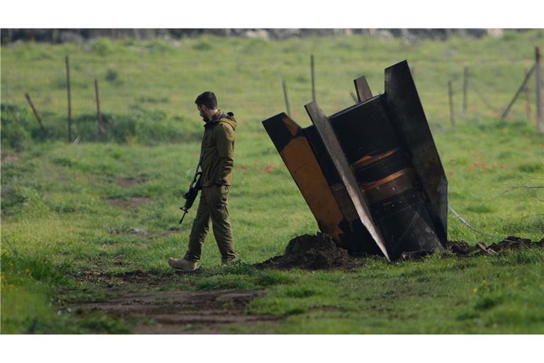 Die besonders schnelle iranische Rakete "Sedschil" erreicht Israel in gut sieben Minuten. (Archivbild)