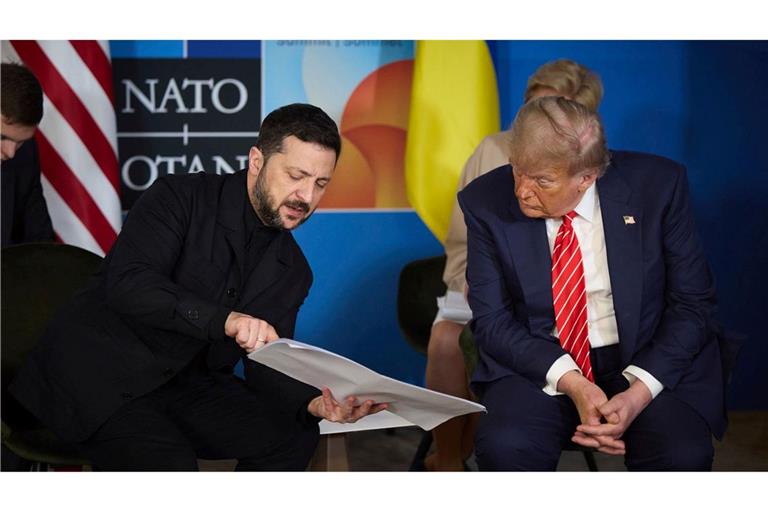Die Beziehungen zwischen dem ukrainischen Präsidenten Wolodymyr Selenskyj und US-Präsident Donald Trump sind nicht immer leicht gewesen. In einem Telefonat haben sie nun ihre Positionen zu Russland abgestimmt. (Archivbild)