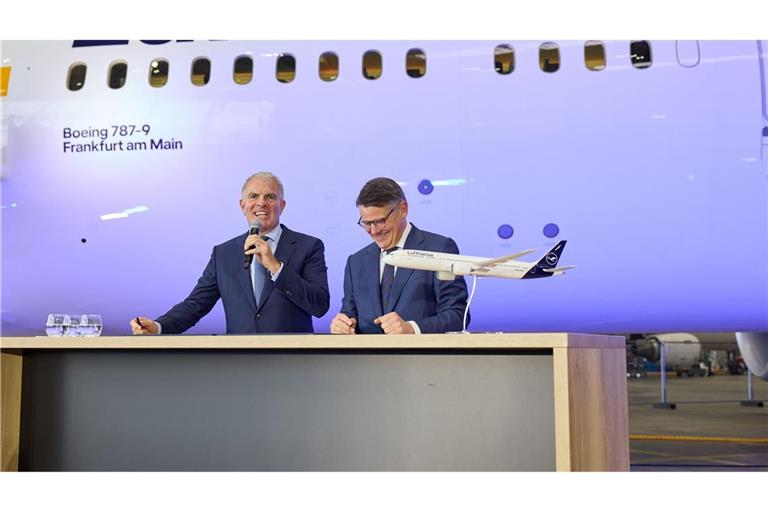 Die Boeing 787 ist bereits die siebte Lufthansa-Maschine, die den Namen des größten deutschen Drehkreuzes Frankfurt trägt.